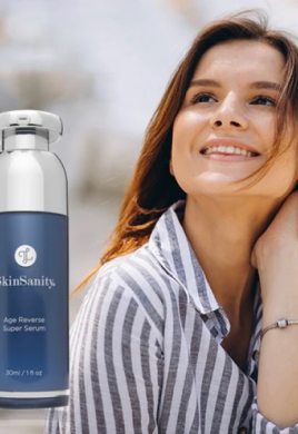 SkinSanity® Age Reverse Super Serum with Triple Peptides 1 fl oz