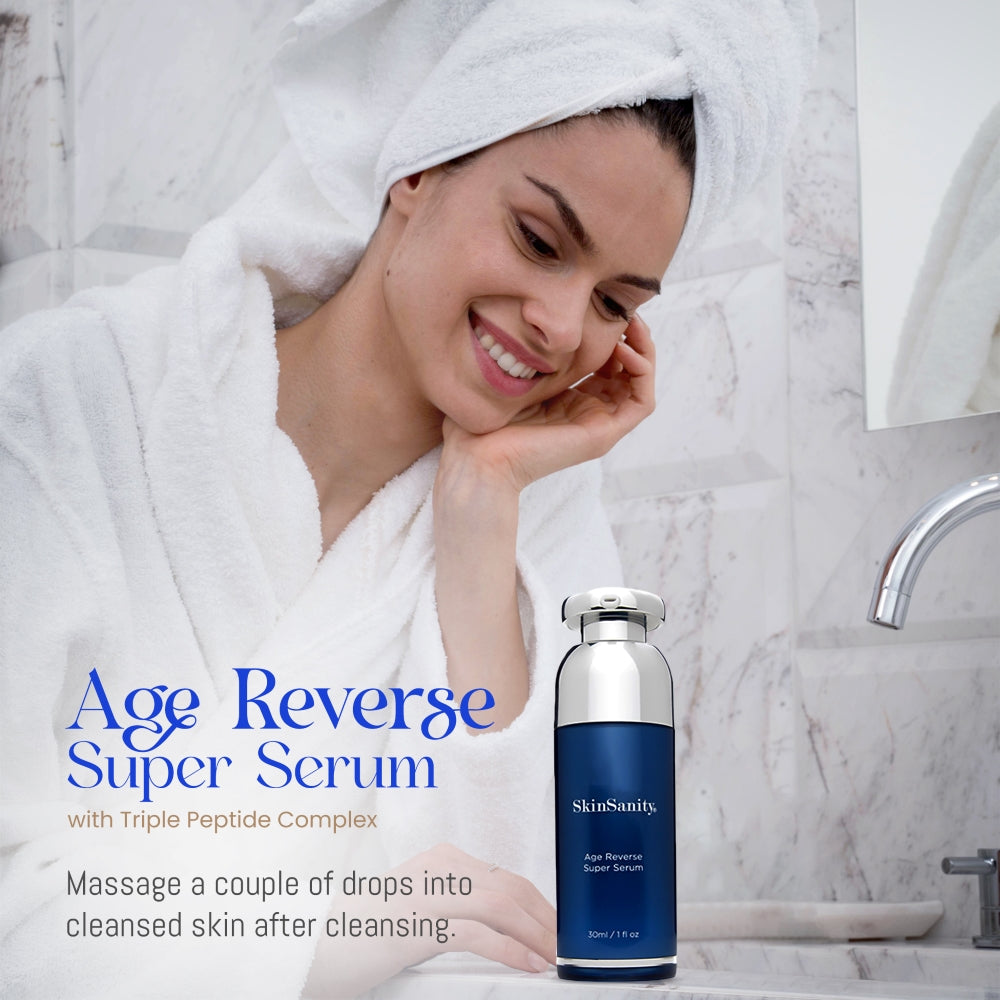 SkinSanity® Age Reverse Super Serum with Triple Peptides 1 fl oz